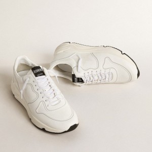 Golden Goose Bio-based Running Sole Sneakers With White Star And Heel Tab GWF00126.F003953.10100