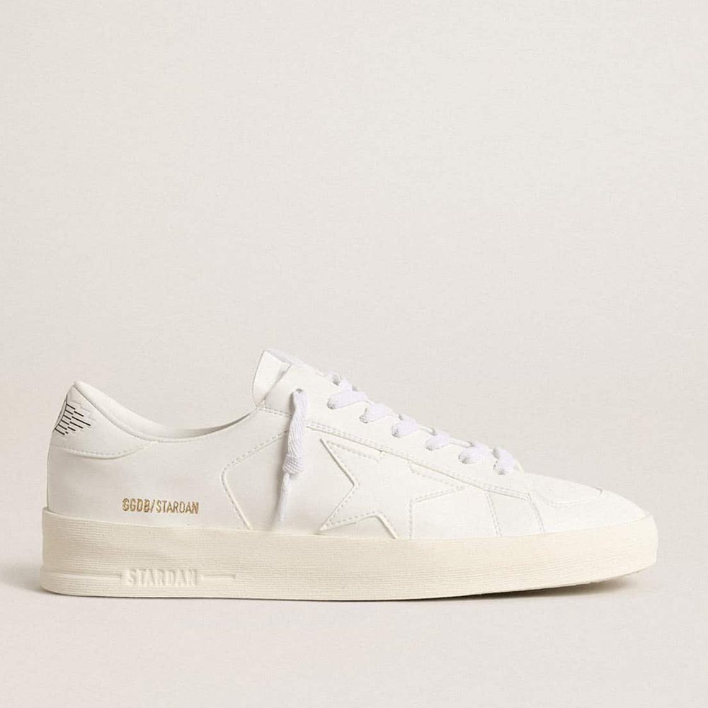 Golden Goose Bio-based Stardan Sneakers With White Star And Heel Tab GWF00128.F003951.10100