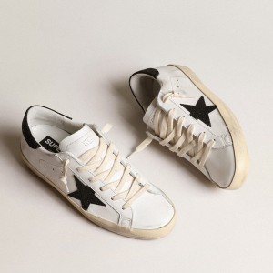 Golden Goose Black Swarovski Crystals Super-Star LTD Sneakers For Women GWF00101.F003974.10283