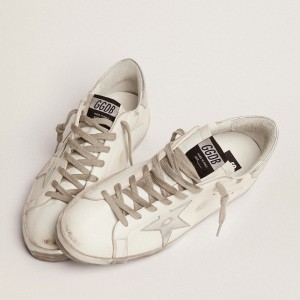 Golden Goose Super-Star Sneakers With Laminated Star And Heel Tab GMF00101.F000314.80185